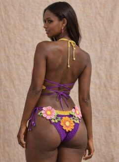 gallica (two piece) floral colors %100 cotton