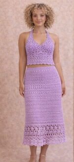 نسخ ⁦strivon two piece semi dress dark beige %100 cotton⁩