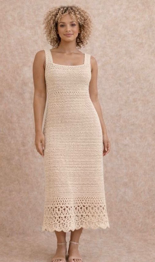 2026/06/1000450355.jpg strivon l piece dress dark beige %100 cotton