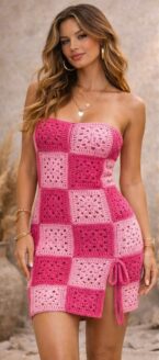 pinketa day pink shades dress %100 cotton $795