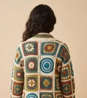 نسخ ⁦zealous below the knees cardigan, full of zealous and many powerful colors %100 cotton⁩